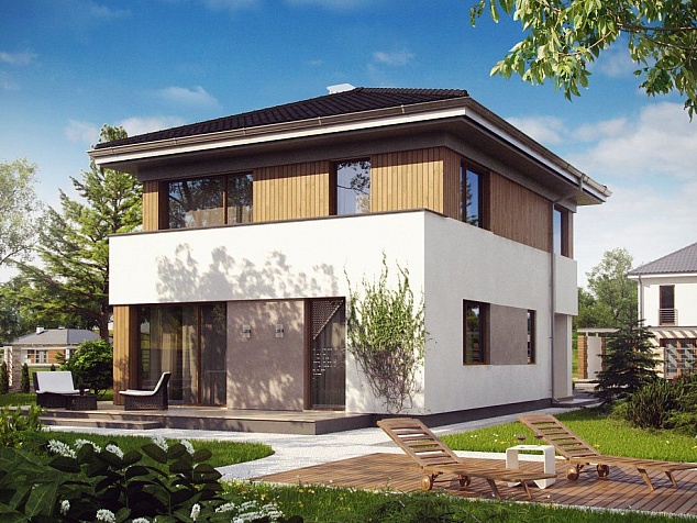 Проект кирпичного дома 170 м2